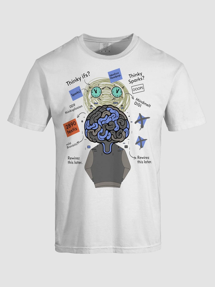 Ideafuzz Headpop Brain T-Shirt product image (5)
