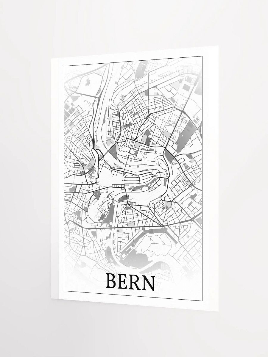Bern, Switzerland, city map print product image (9)