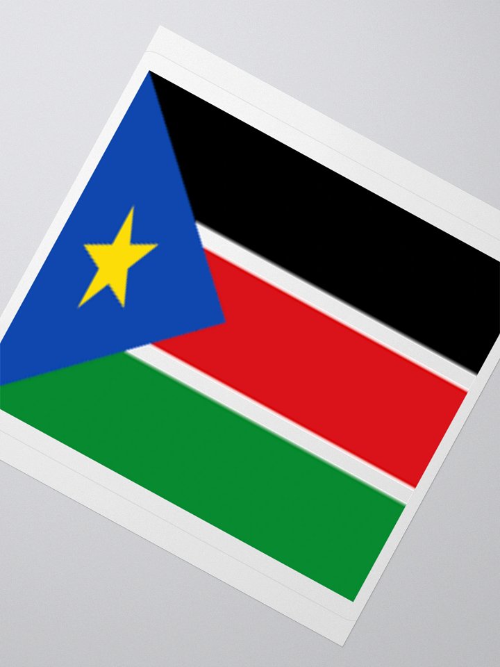 Exclusive South Sudan Flag Kiss-Cut Stickers - High-Quality Vinyl, Multiple Sizes product image (6)