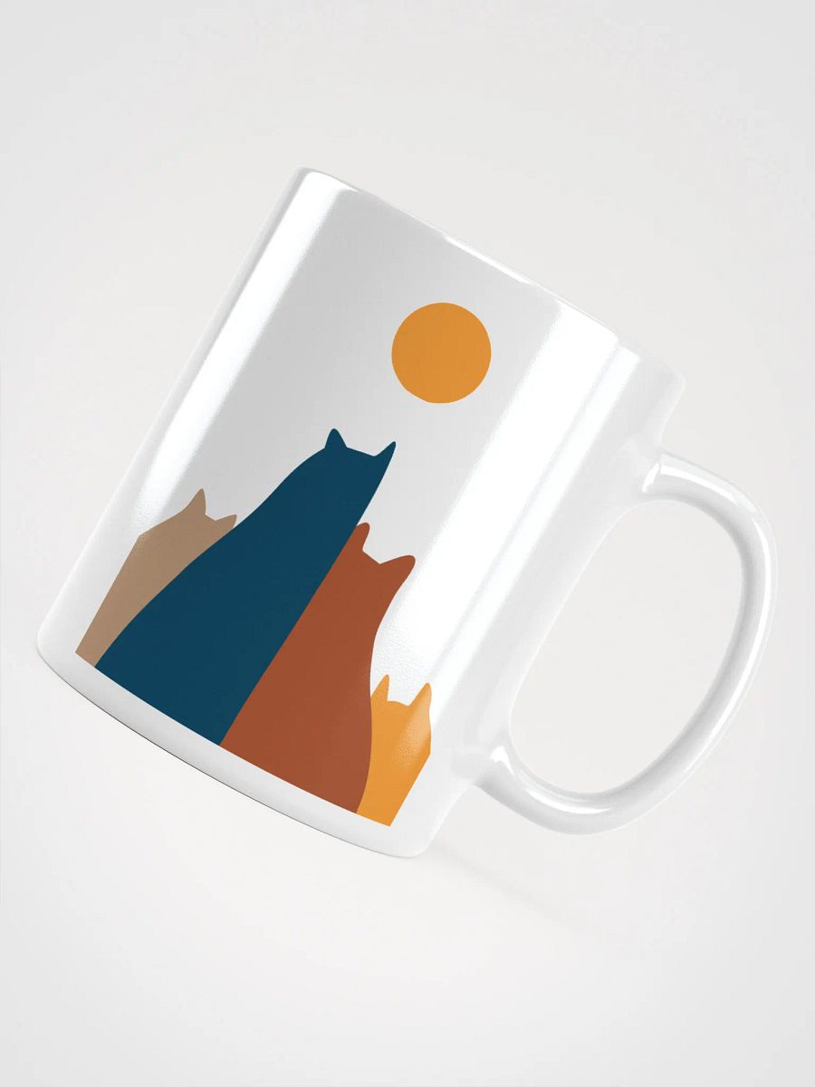 Abstract Sunset Cats Mug product image (7)
