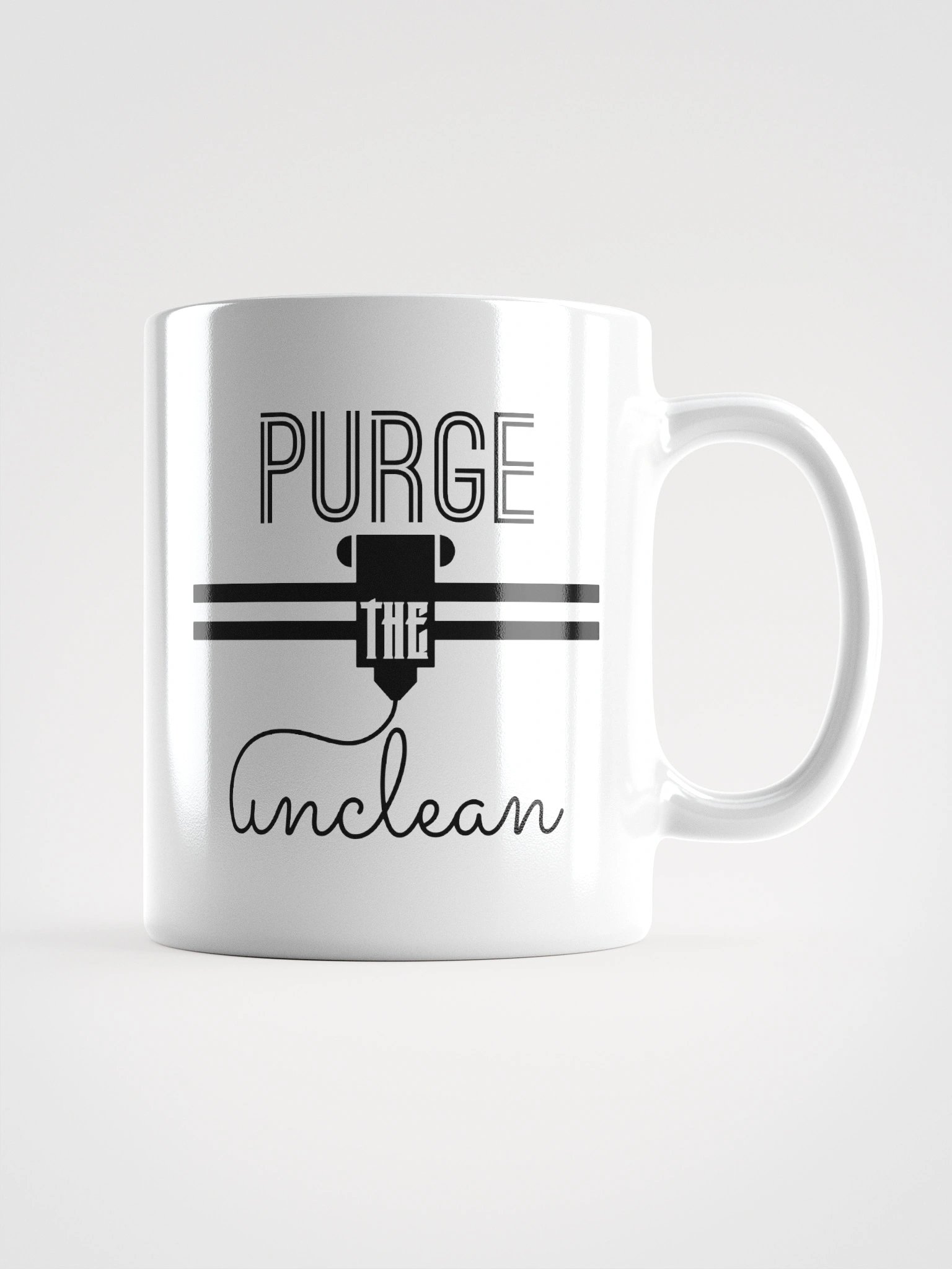 Purge the Unclean - White Ceramic Mug product image (1)