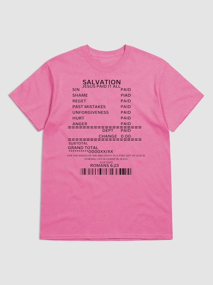 JESUS PAID IT ALL T-SHIRT product image (3)