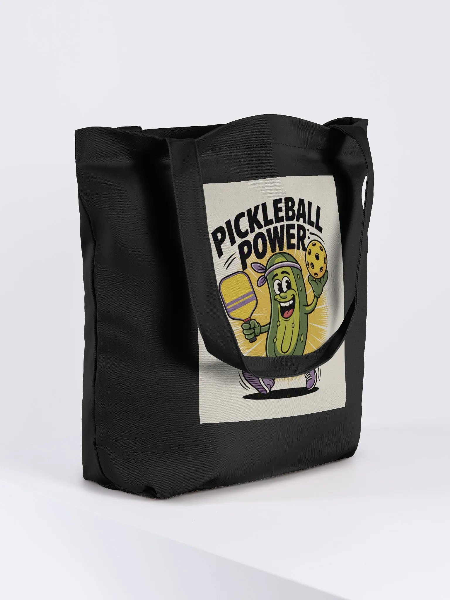 Pickleball Power Tote Bag – Fun Pickleball Gift for Players product image (8)