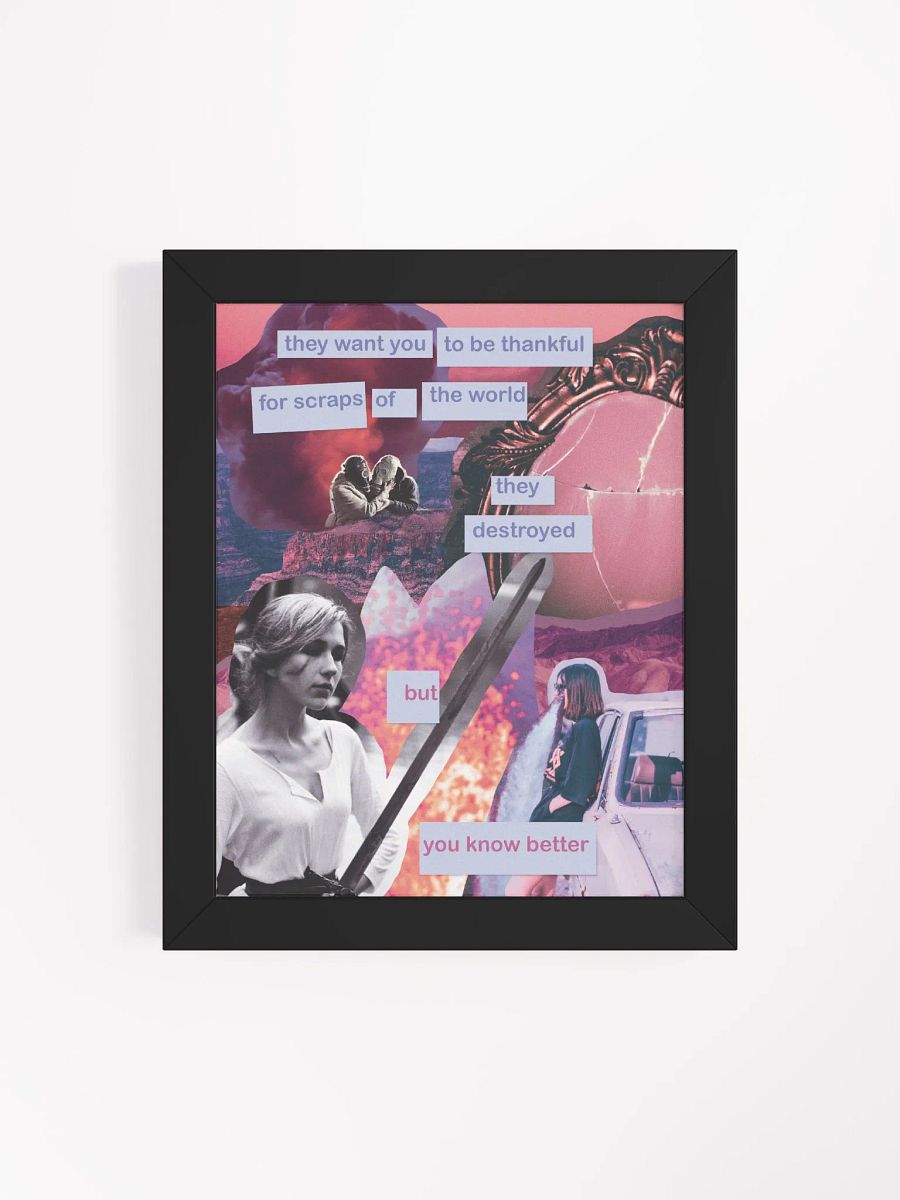 You Know Better Framed Art Print product image (4)