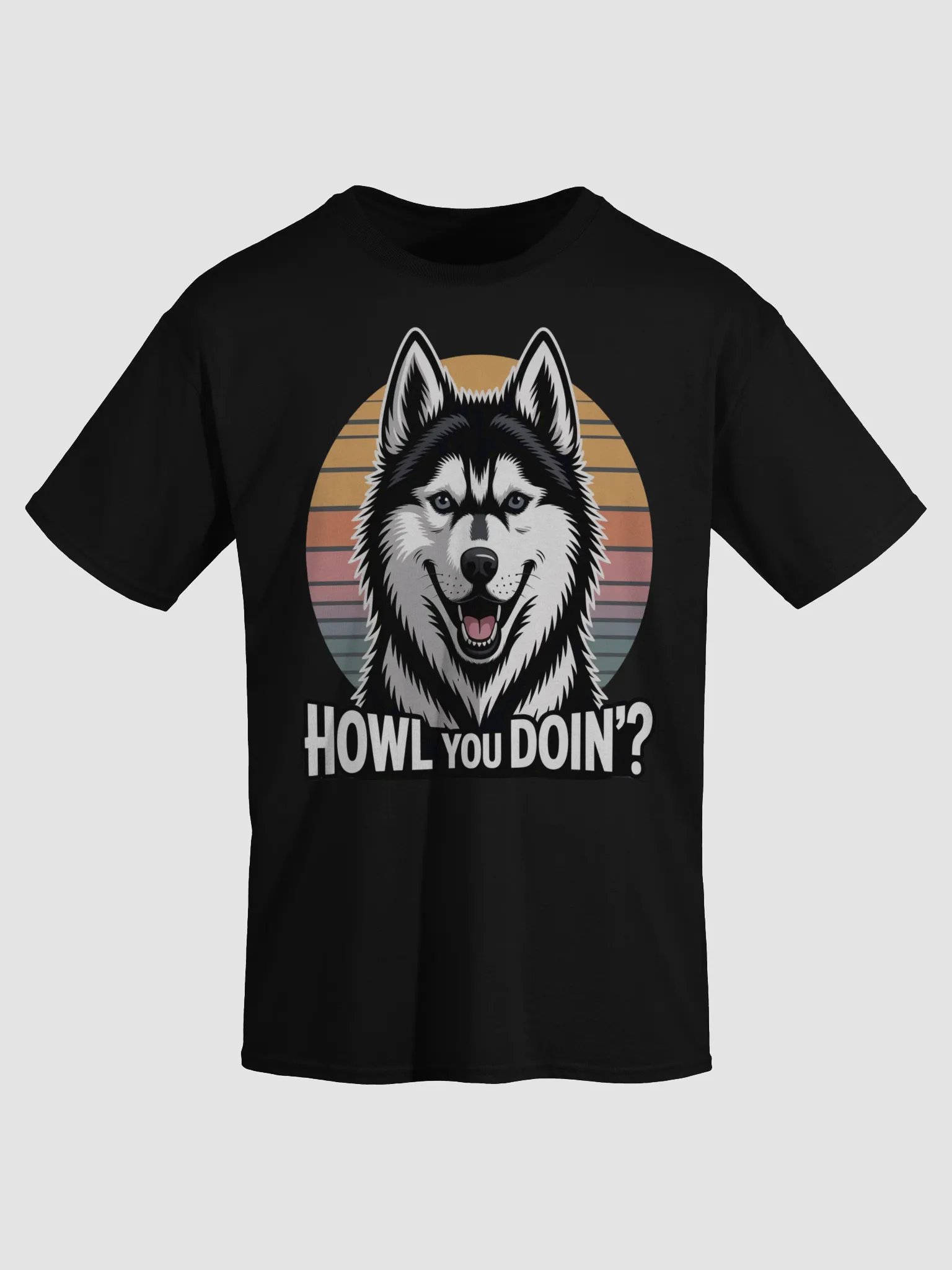 Howl You Doin'? Husky Graphic Tee product image (33)