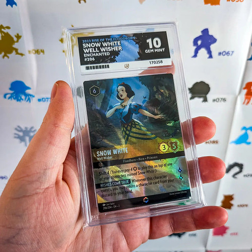 Absolutely delighted with the two latest additions to my graded card collection! These two enchanted cards from Lorcana are s...