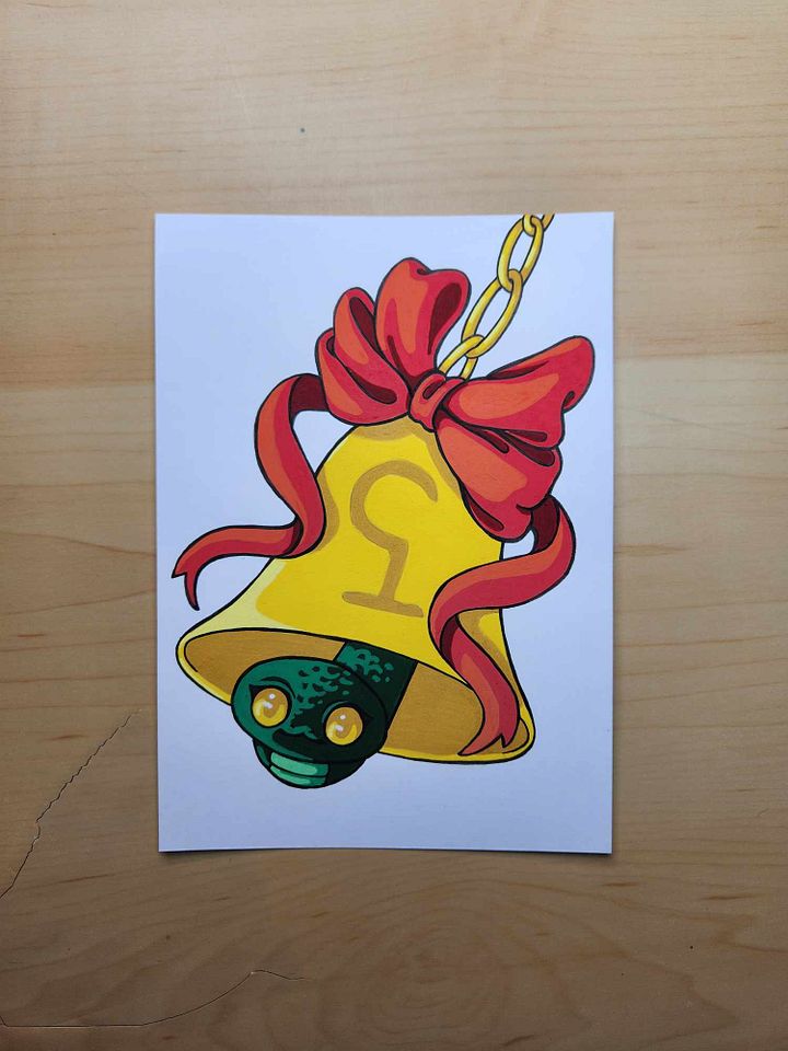 Dessin original Noël Serpent product image (2)