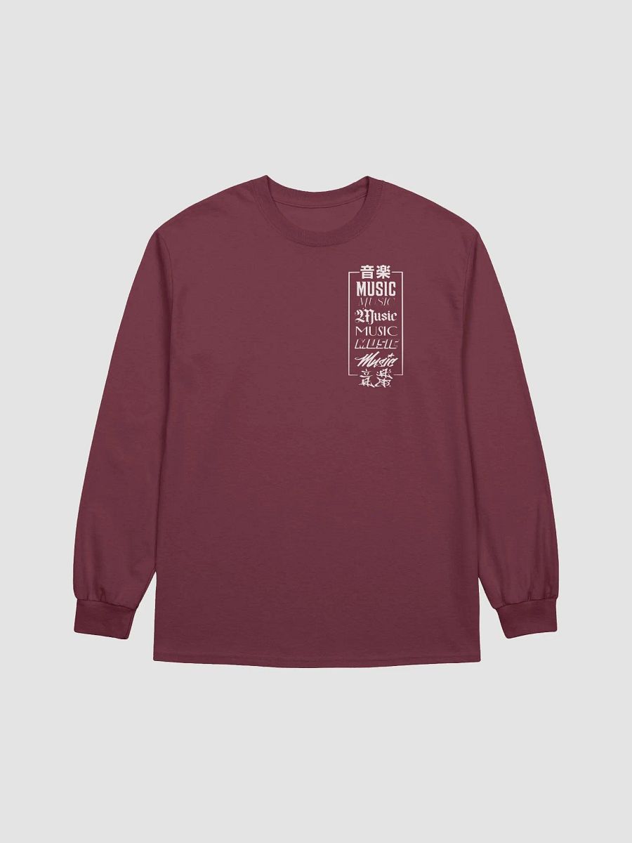 Music Repeated Long Sleeve Tee product image (19)