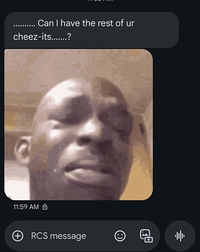 Kaila sent me this. I can't have shit!!!🤦🏾‍♂️🙄