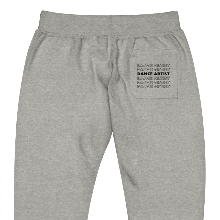 Dance artist (black lettering) unisex joggers product image (5)