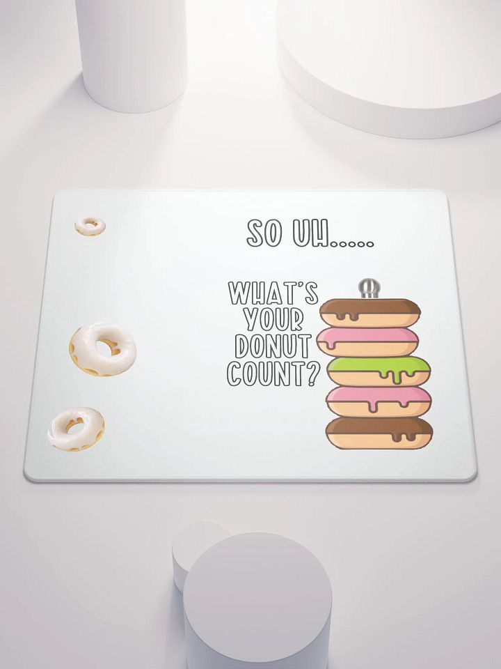 Donut Count Mousepad product image (1)