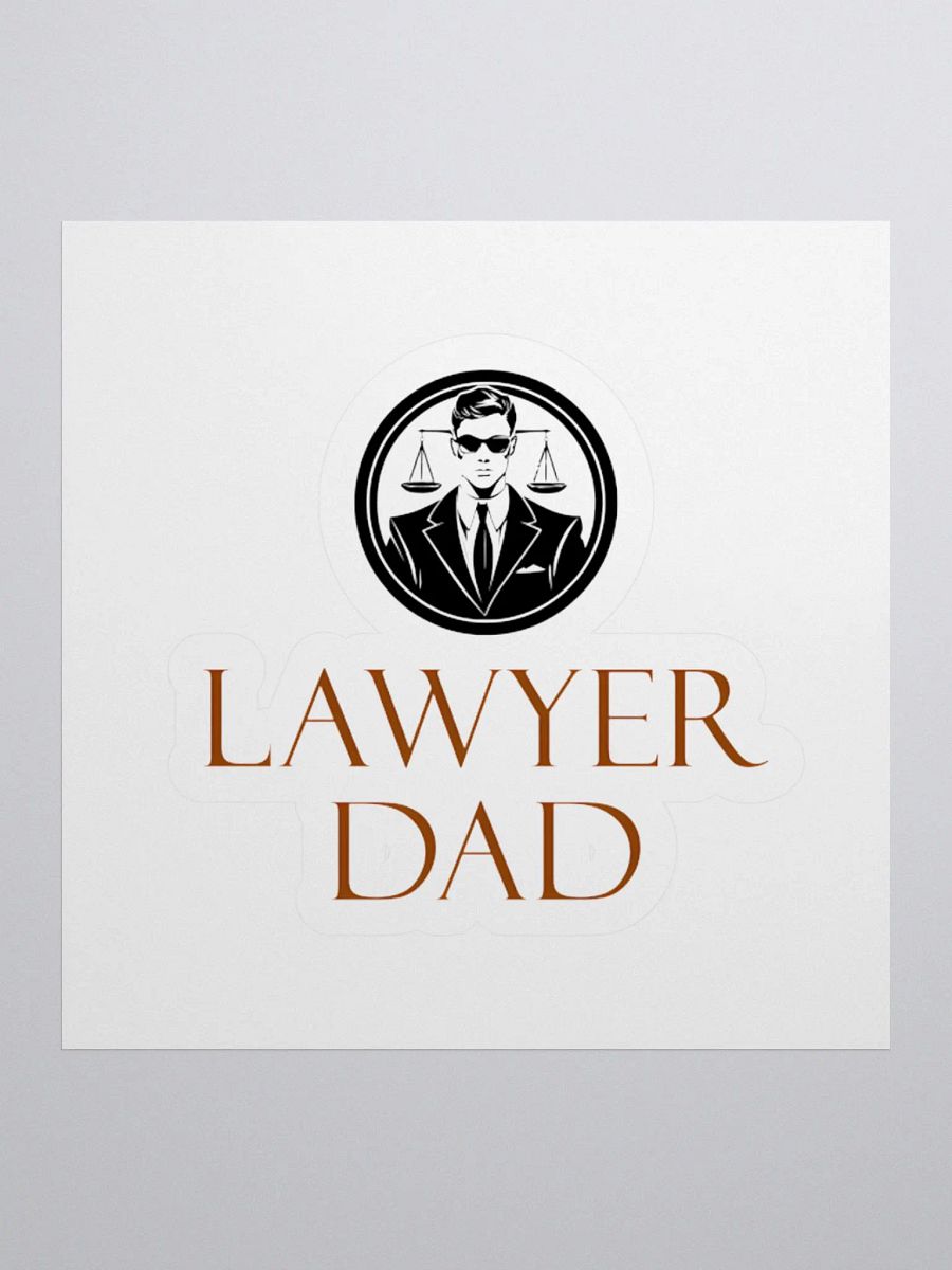 Lawyer Dad Justice Sticker product image (3)