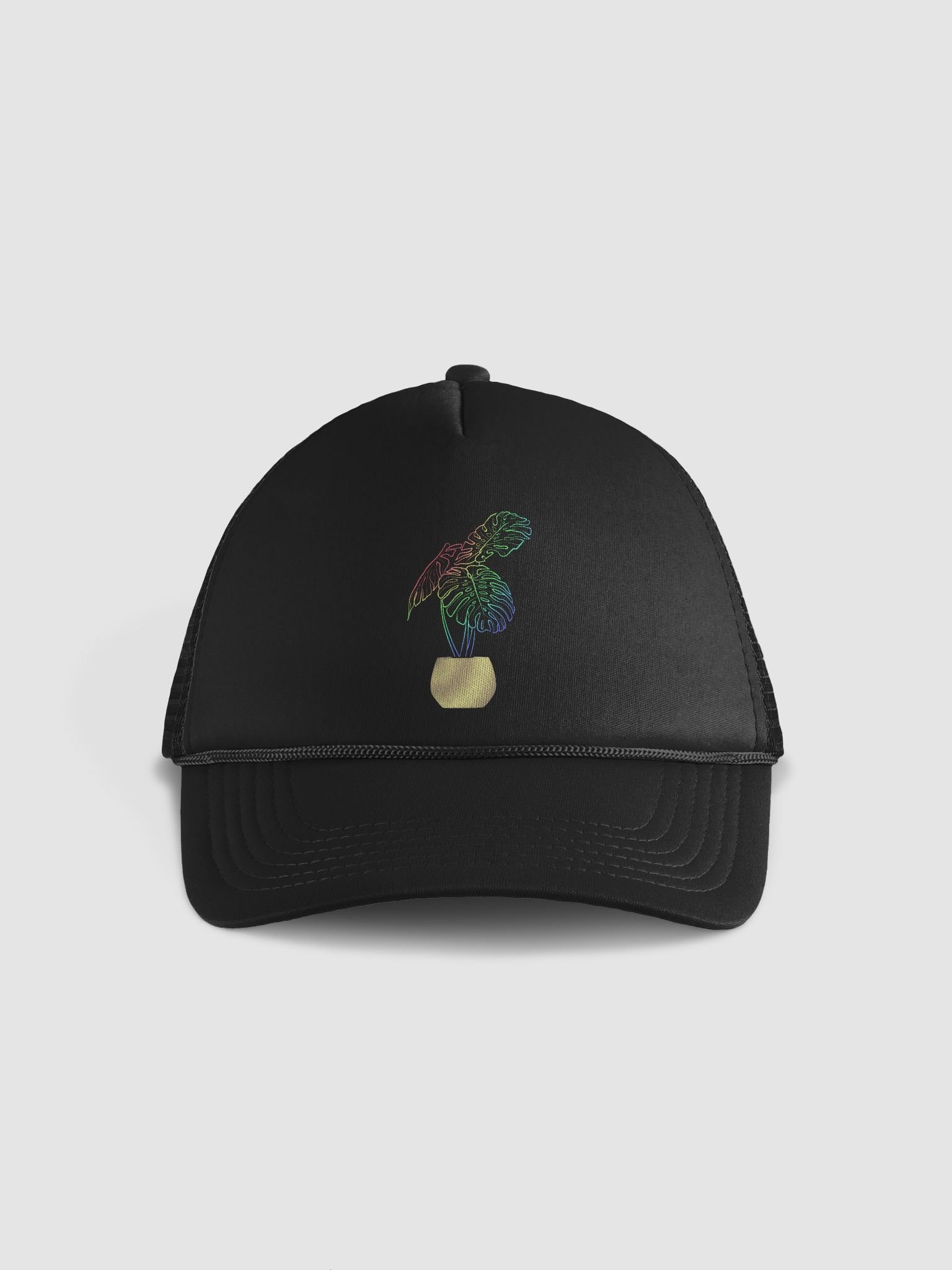 Rainbow Monstera Hat product image (1)