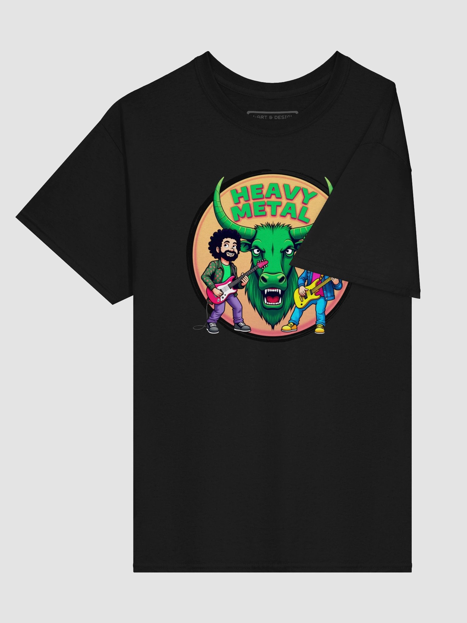 Bullshock: The Metal Charge - Heavy Metal - M-ART & DESIGN Tee product image (18)