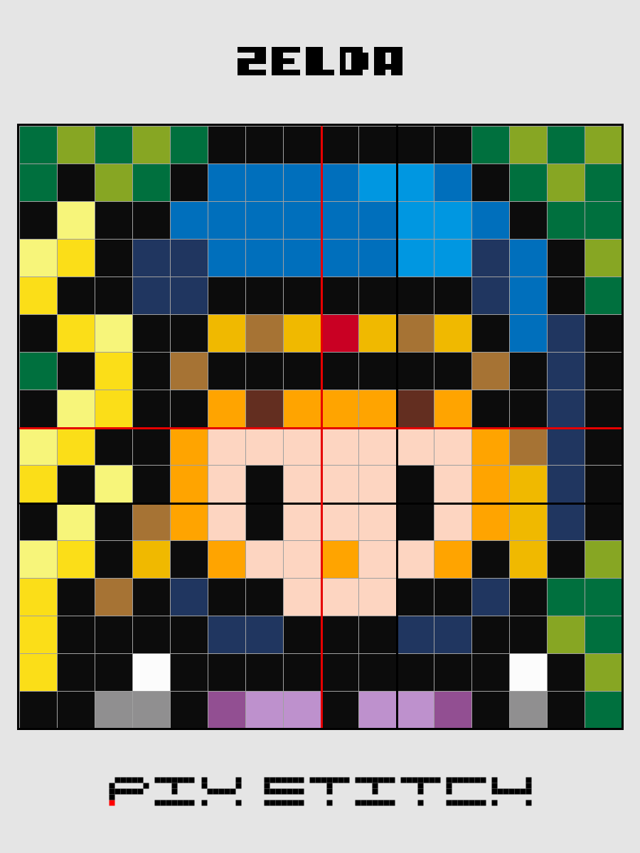 Zelda Pixel Art product image (2)