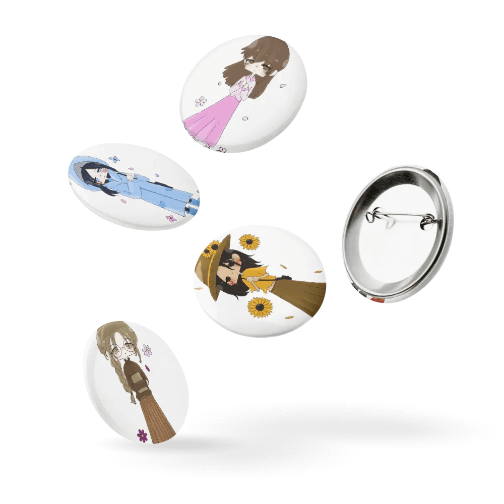 Seasons Badges (Chibi Characters) product image (9)