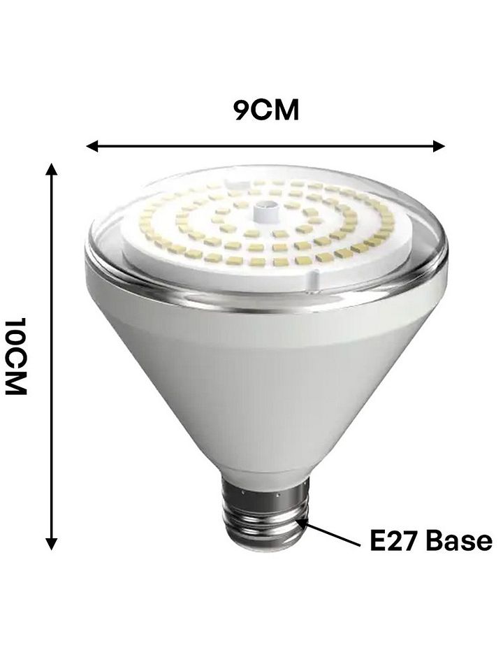 SANSI 24W LED Grow Light Bulb (4000K Daylight Full Spectrum, E27, IP66 Waterproof) product image (2)