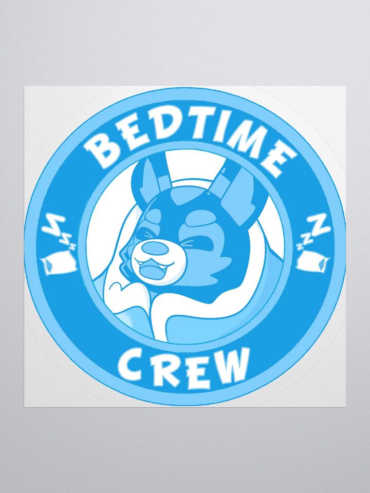Bed Time Crew Sticker product image (1)