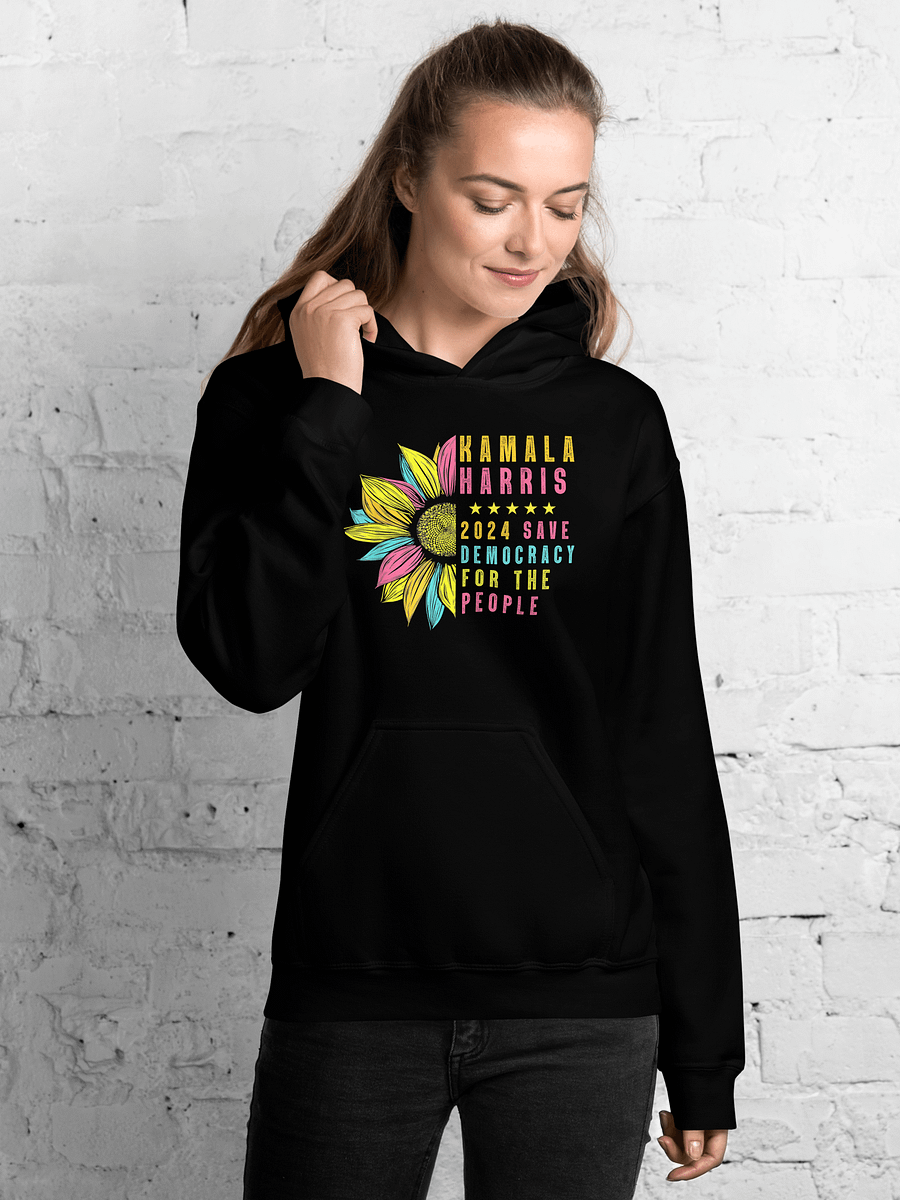 KAMALA DEMOCRACY UNISEX HOODIE product image (3)