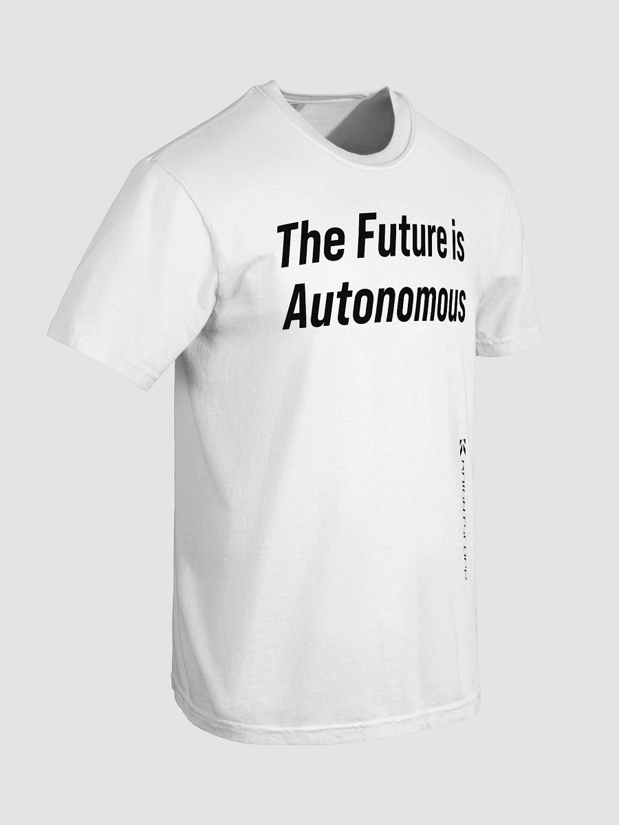 The Future is Autonomous: Comfort Tee - Whtie product image (7)