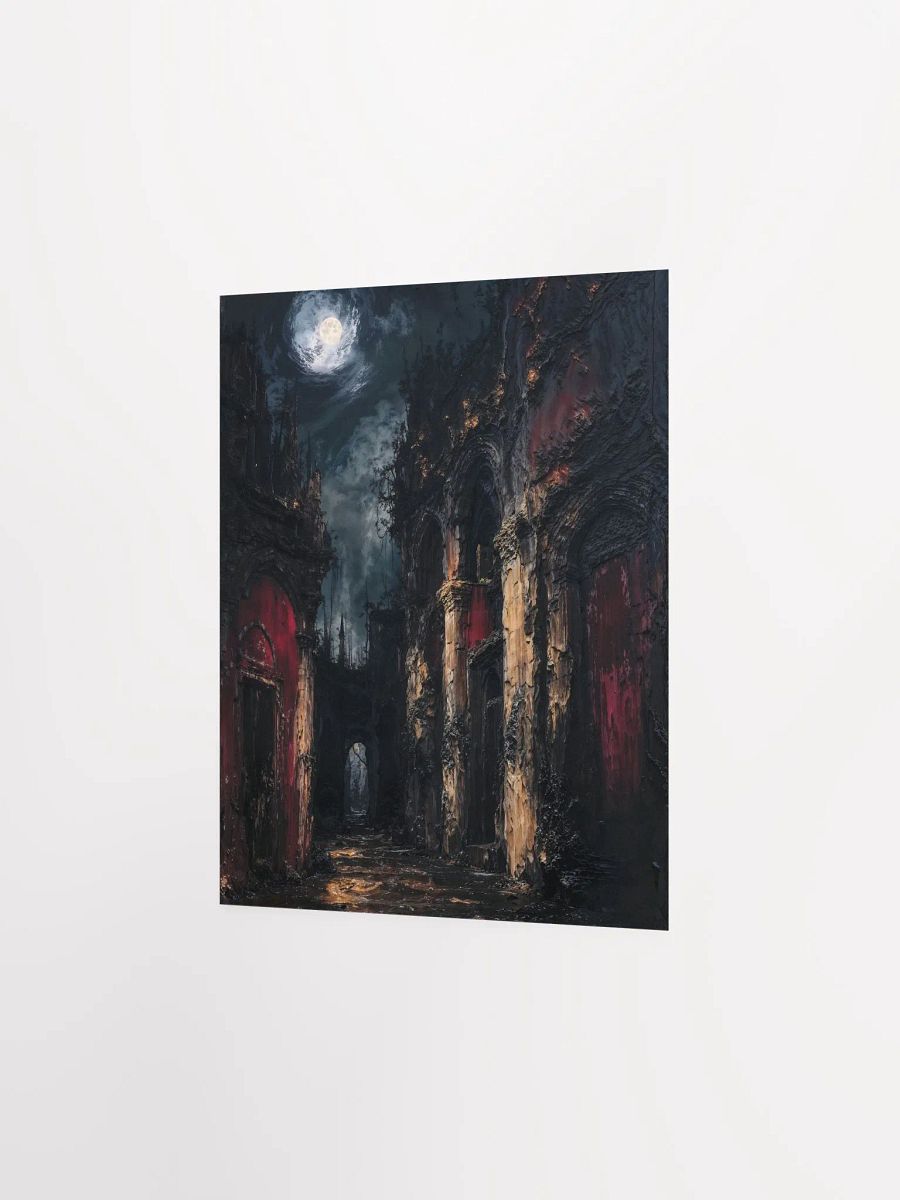 Moonlit Gothic Passage Poster product image (13)
