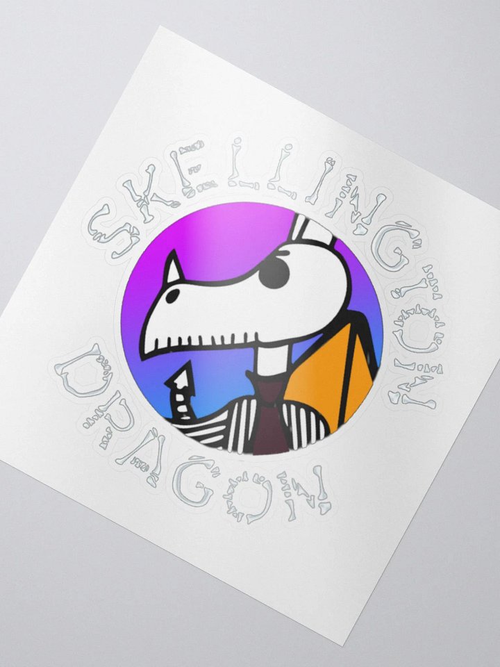 Skelly Swaggy Sticker - White Text product image (2)