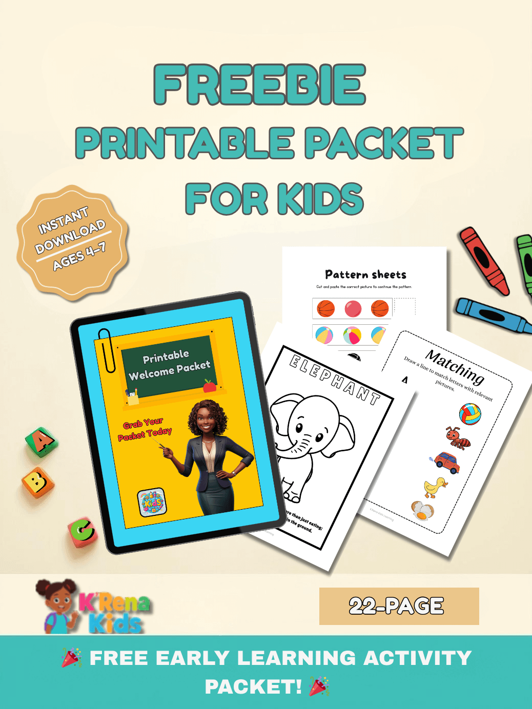 (Freebie) Printable Welcome Packet product image (1)