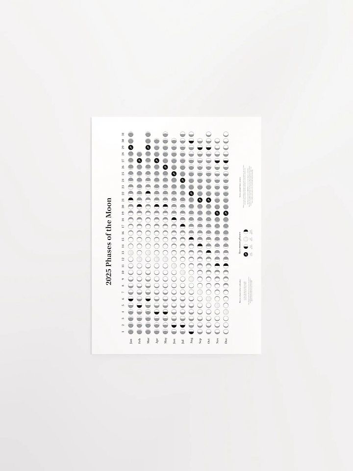 2025 Phases of the Moon - Poster product image (2)