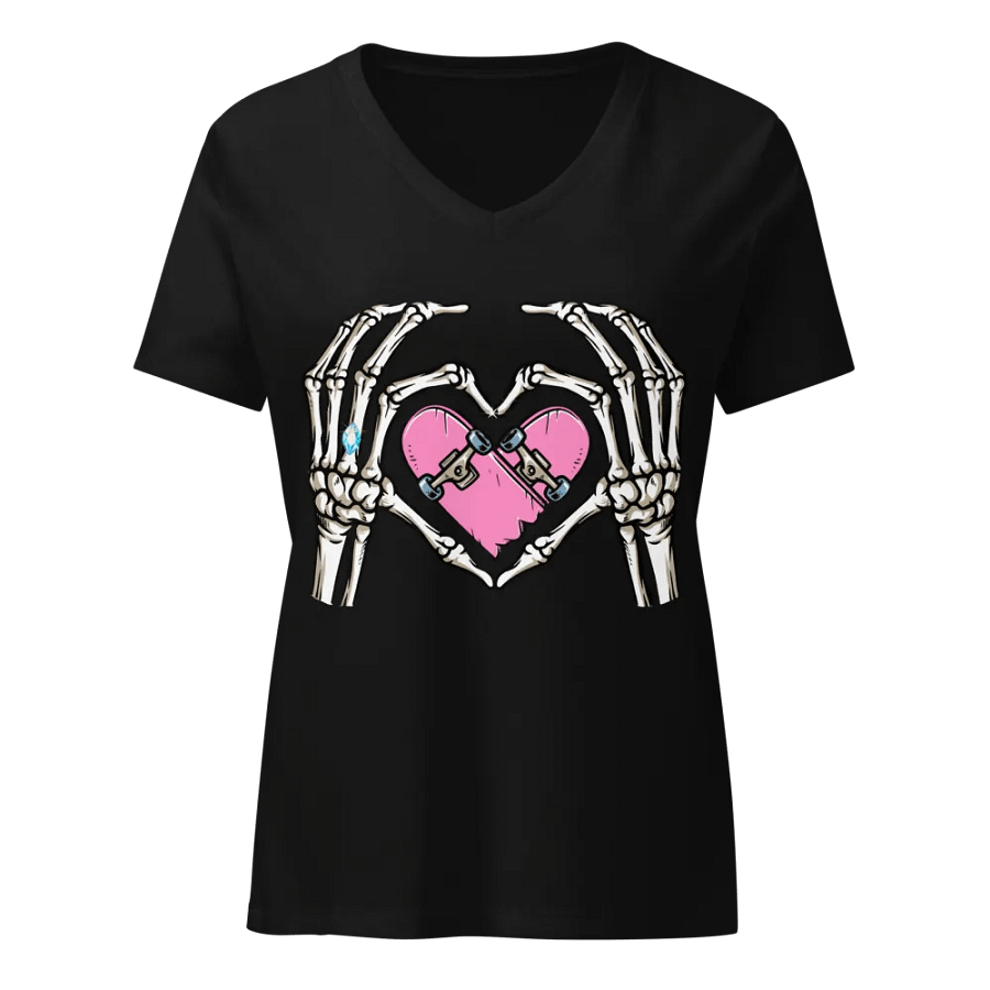 Skate heart Women's V-Neck Tee product image (1)