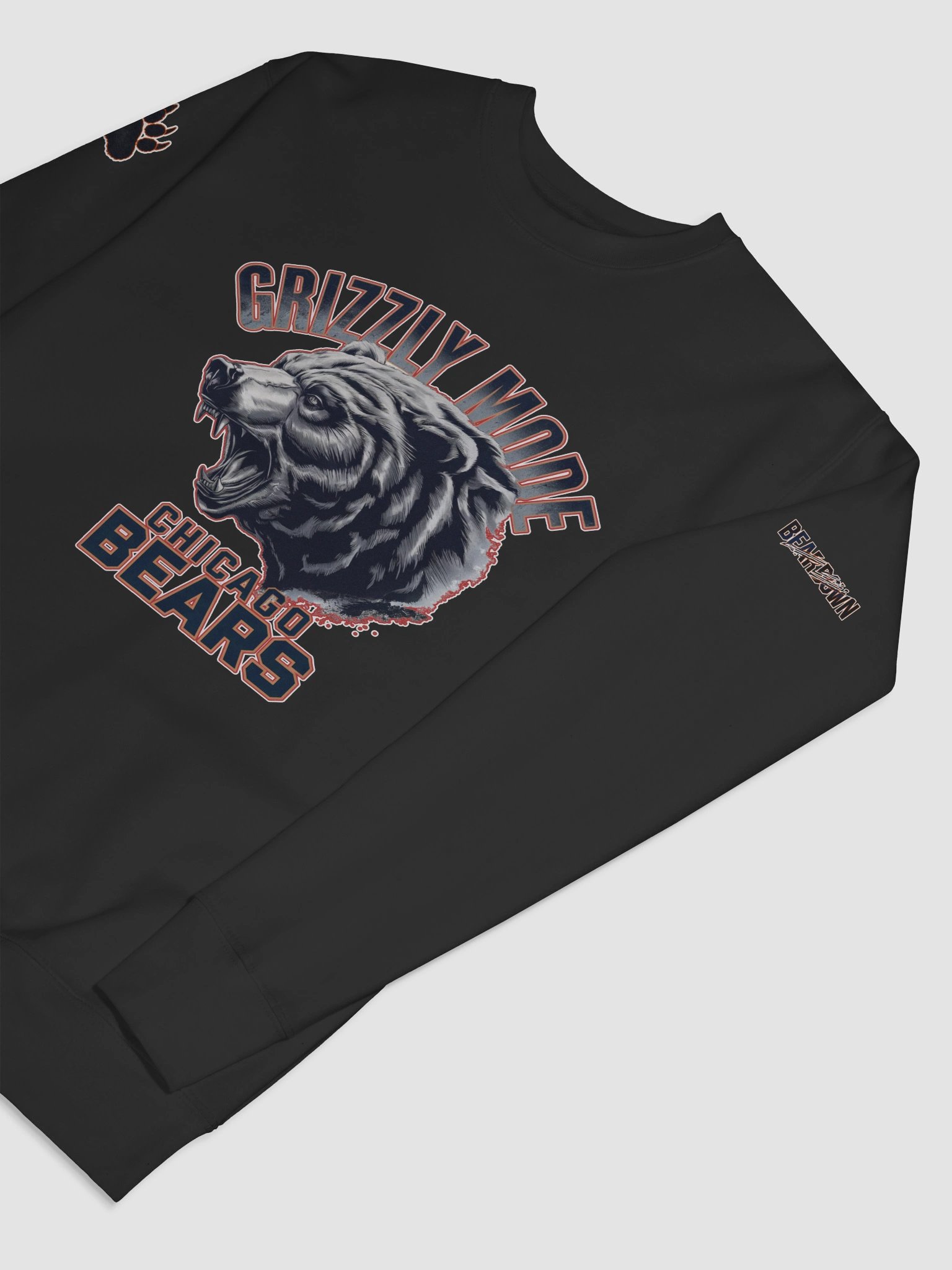 Grizzly Mode Premium Sweatshirt | Chicago Bears | NFL Home Locker product image (9)