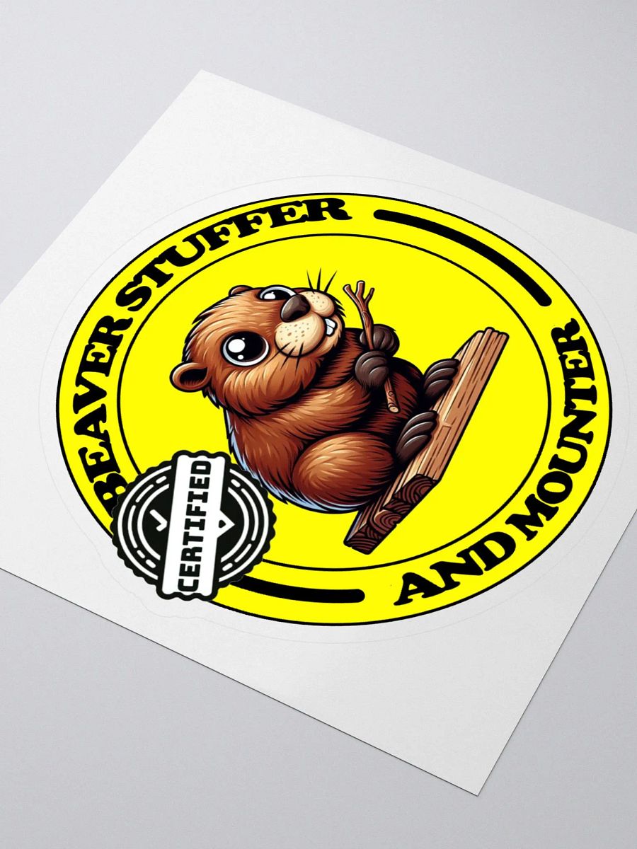 Beaver Certified Sticker product image (3)