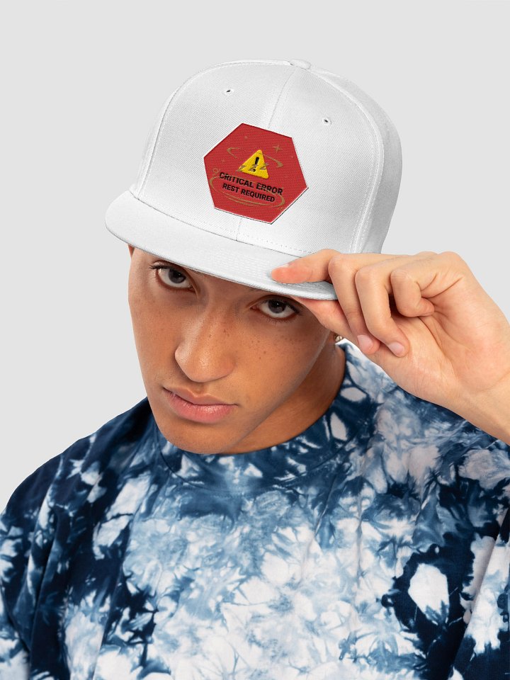 Critical Error: Rest Required Snapback | Funny Spoony Hat product image (129)