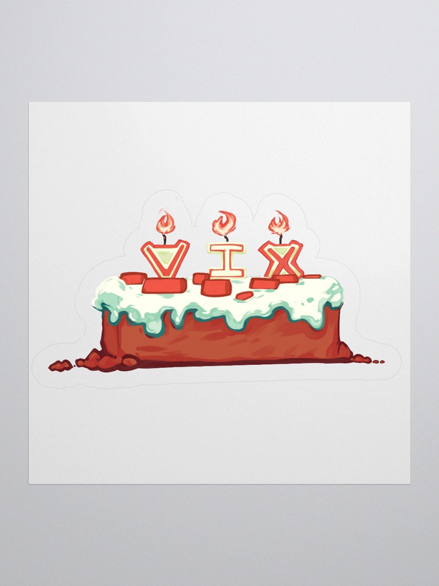 "I'll Make a Cake" w/ Candles Sticker product image (1)