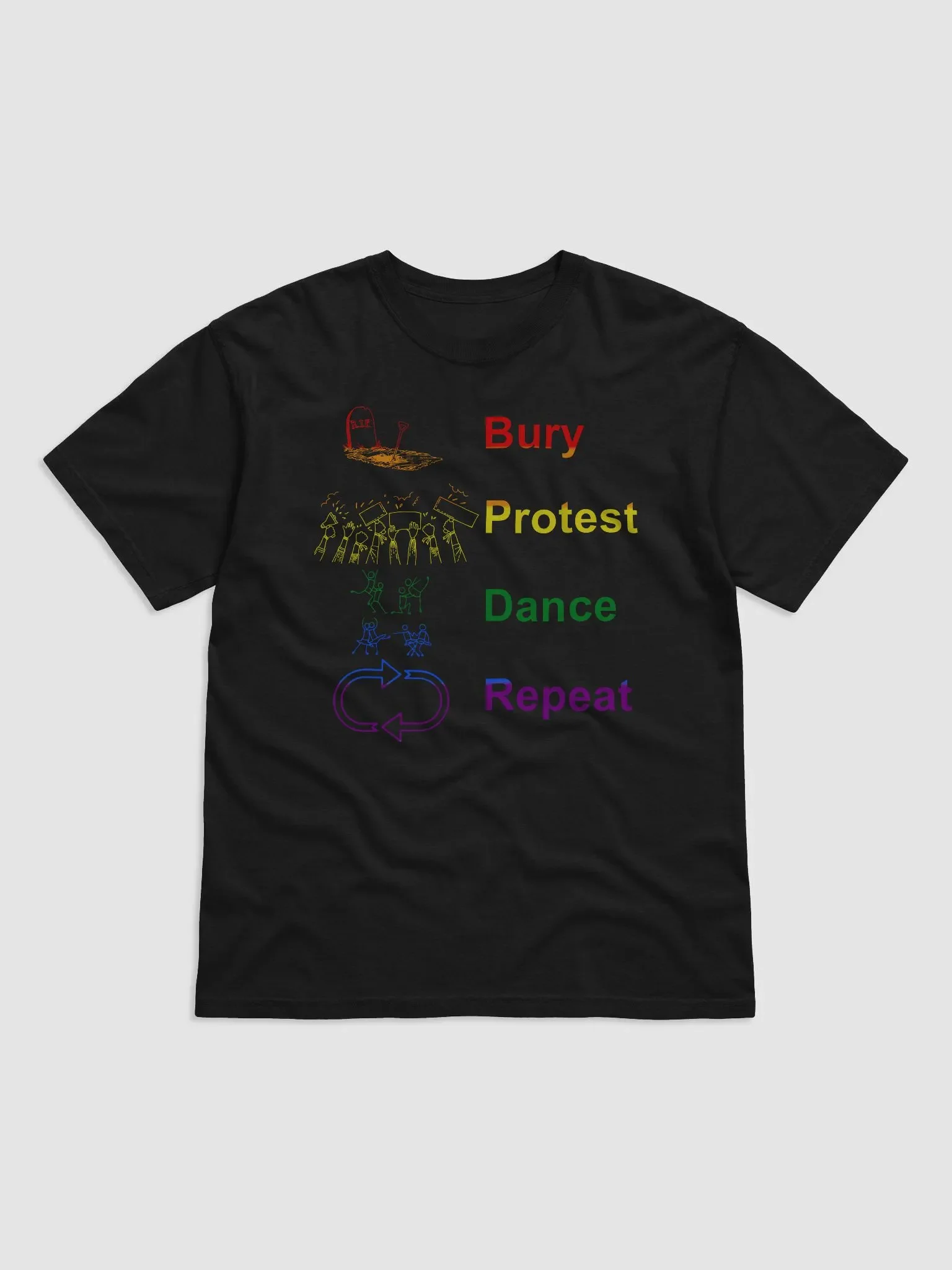 Bury Protest Dance Repeat (Rainbow) product image (1)