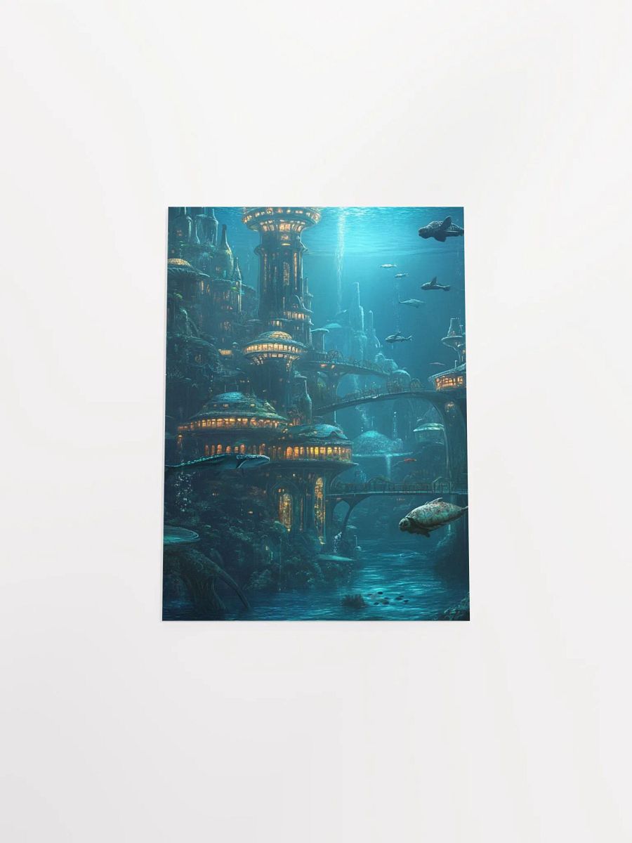 Mystical Underwater City Poster product image (22)