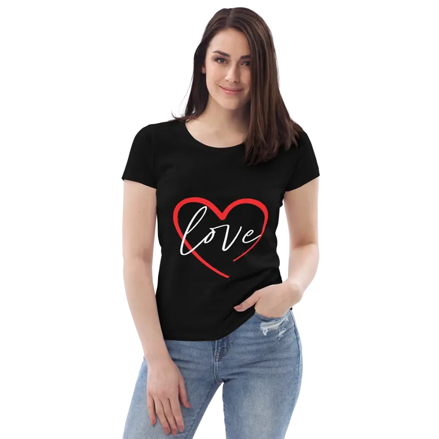 Love Graffiti Heart Women's Tee product image (1)