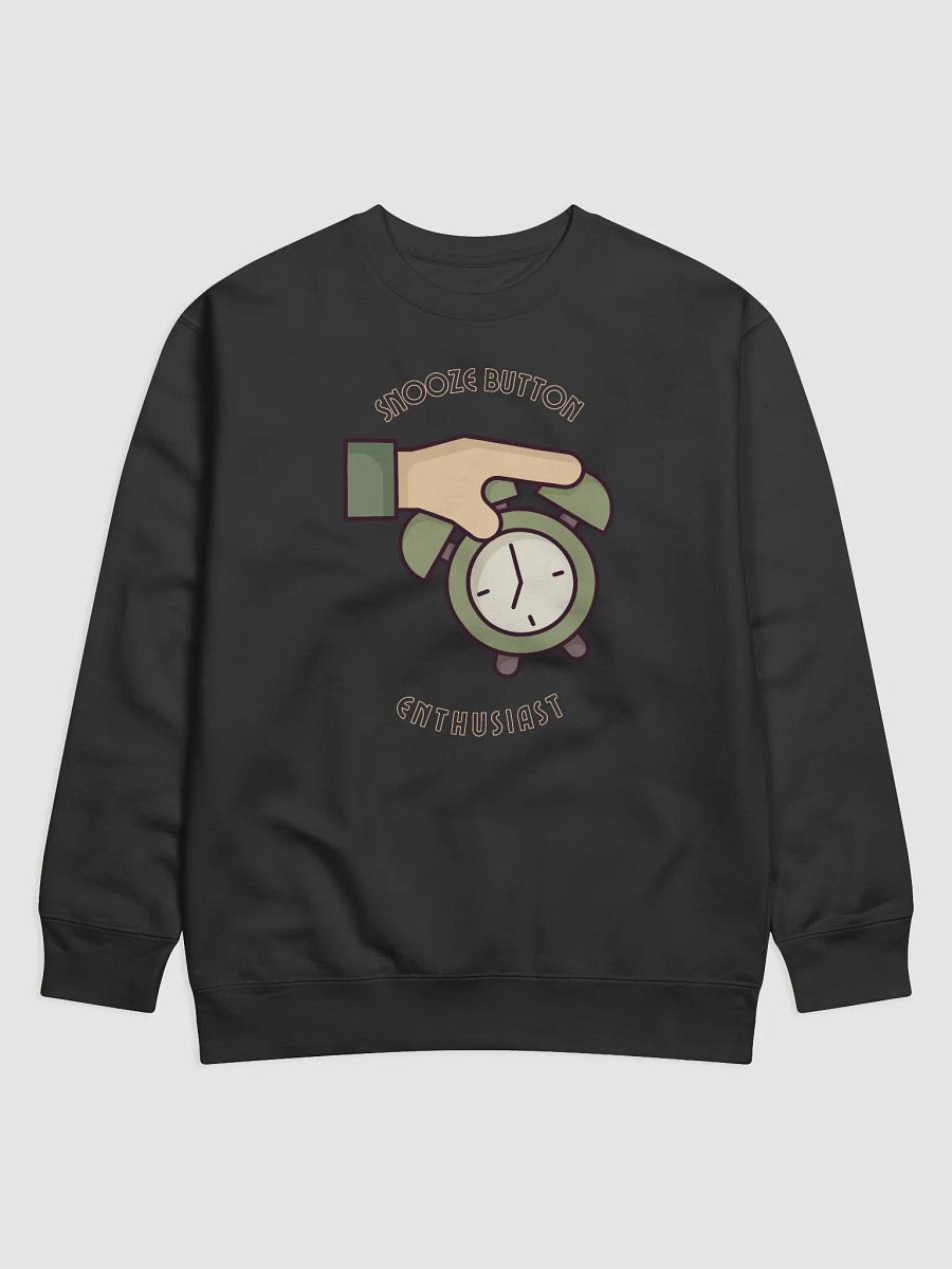 Snooze Button Enthusiast Sweatshirt product image (4)