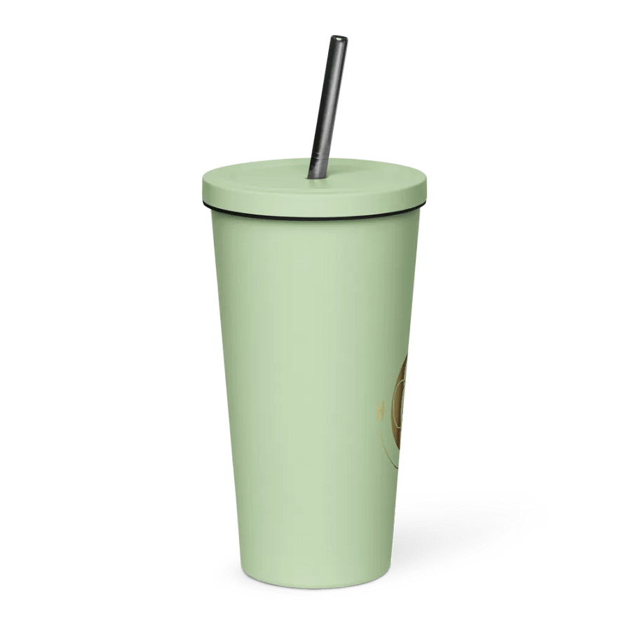 Golden HQ Insulated Tumbler with a Straw product image (4)