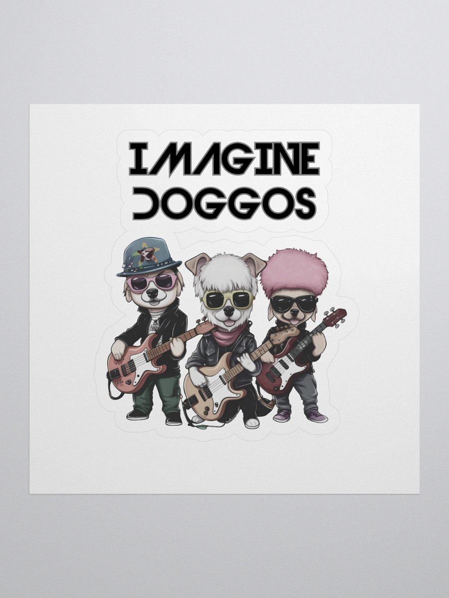 Imagine Doggos Sticker product image (1)