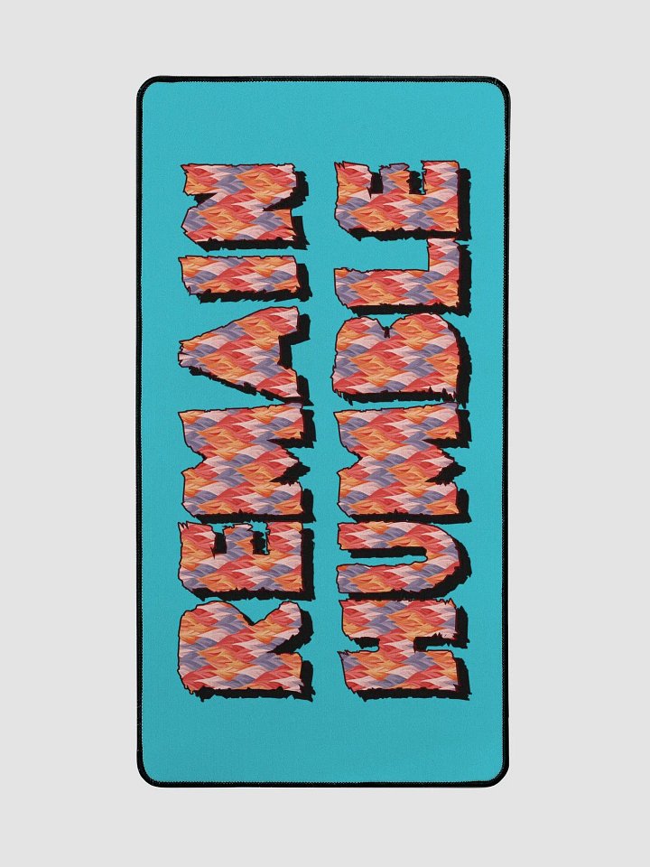 Flame Hues Desk Mat - REMAIN HUMBLE product image (2)