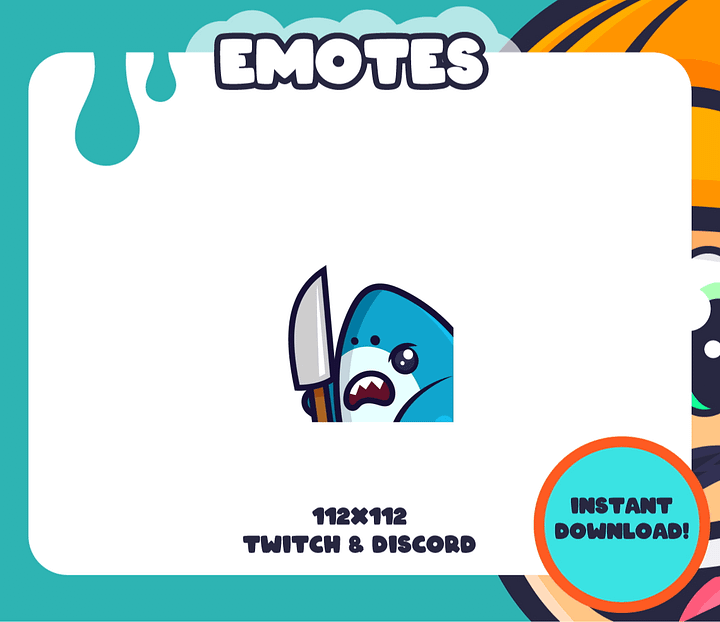 *Animated* Shark Knife Emote product image (2)