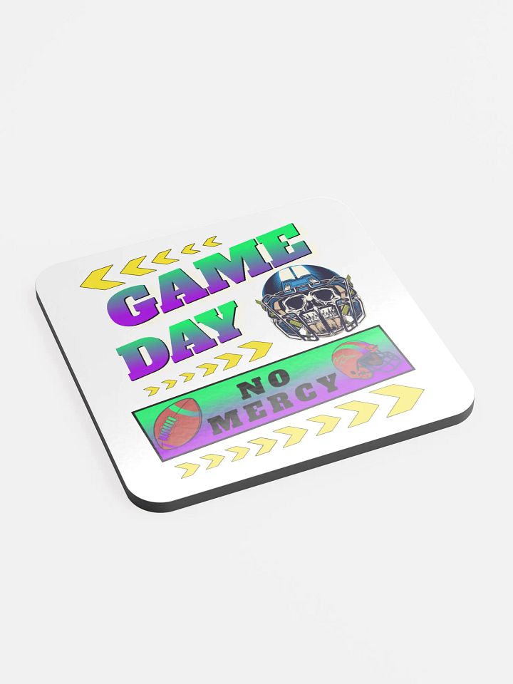 Game Day No Mercy Football Skeleton Cork Coaster product image (2)