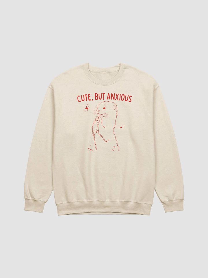 Cute but anxious Crewneck product image (1)