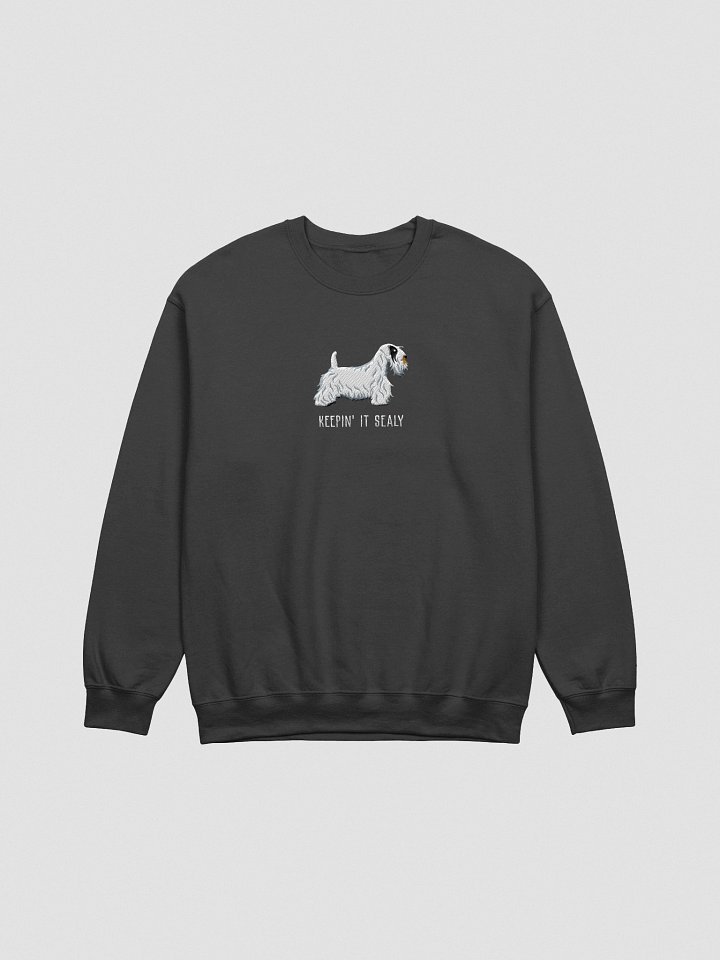 Keepin' It Sealy Sweatshirt (Embroidered) of a Sealyham Terrier(Black & White) product image (3)