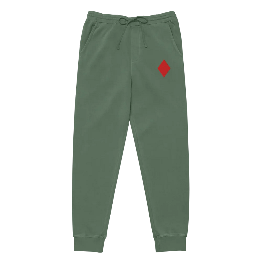Suited Up Sweatsuit Joggers: Diamonds (Red) product image (9)