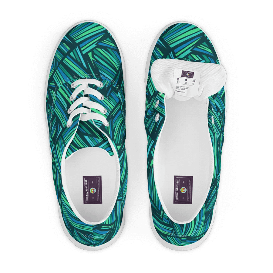 Aqua Angles | Men's Lace-Up Canvas Shoes product image (9)