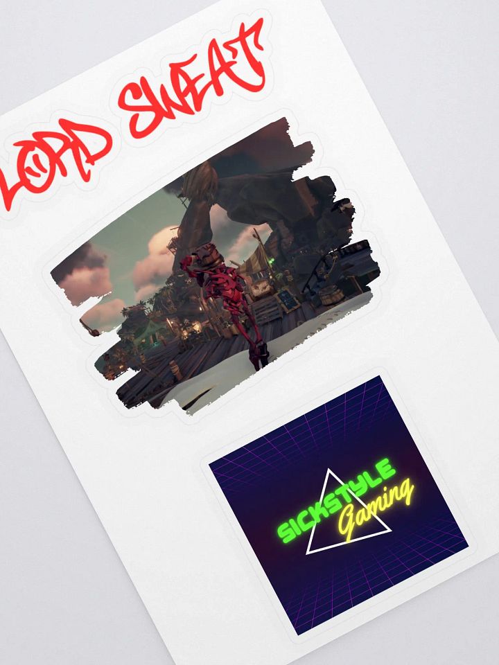SickStyle Gaming Lord Sweat Stickers product image (2)