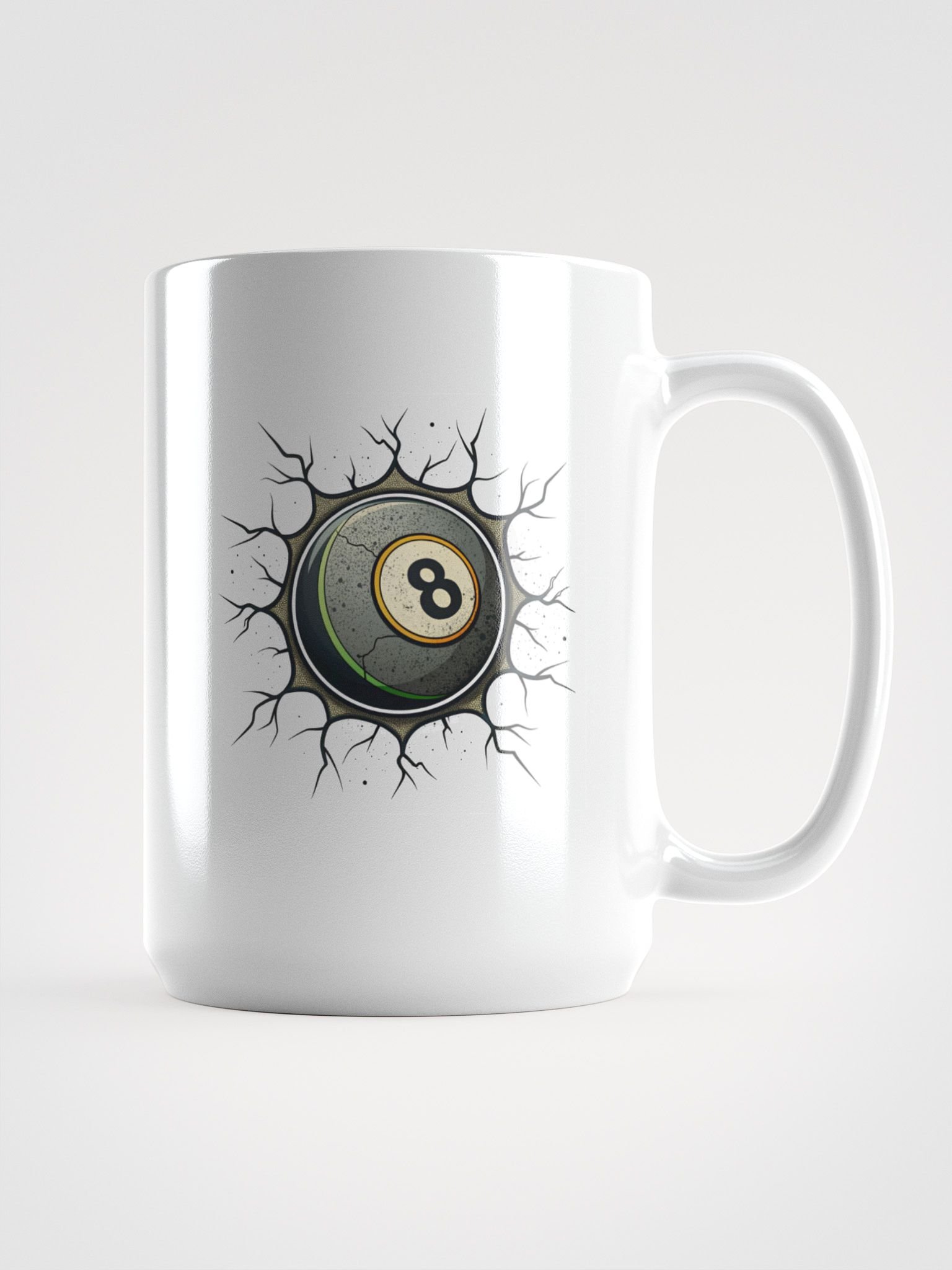 Cracked 8-Ball Web Mug product image (2)