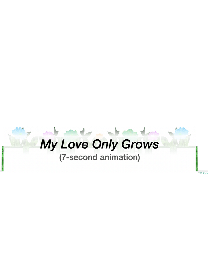 My Love Only Grows (7-second animation) product image (1)