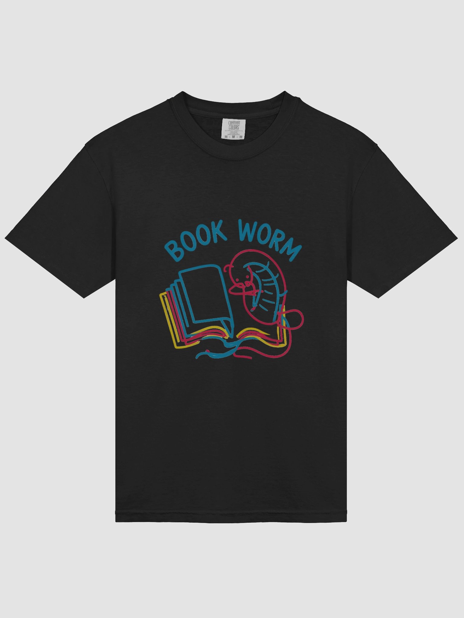Colorful Book Worm Men's Tee product image (9)